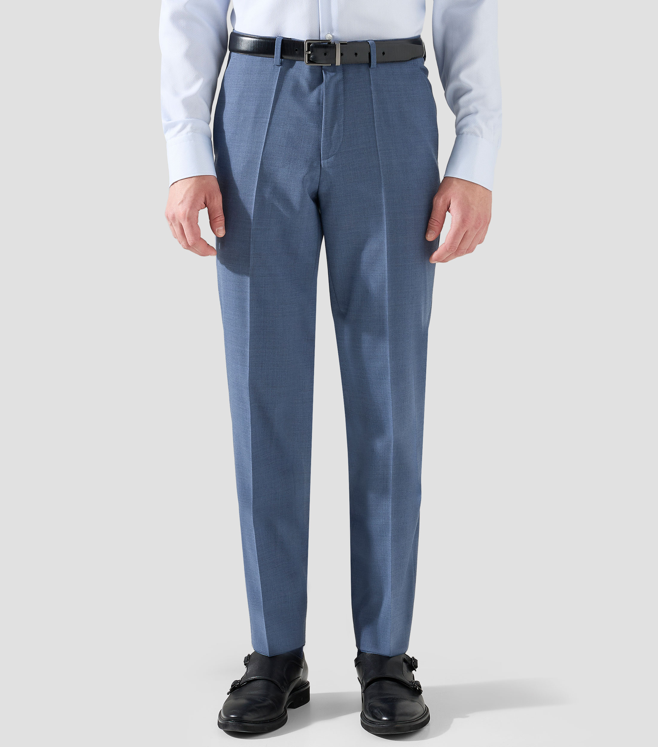 Pantalón extra slim en dobby elástico técnico Hombre